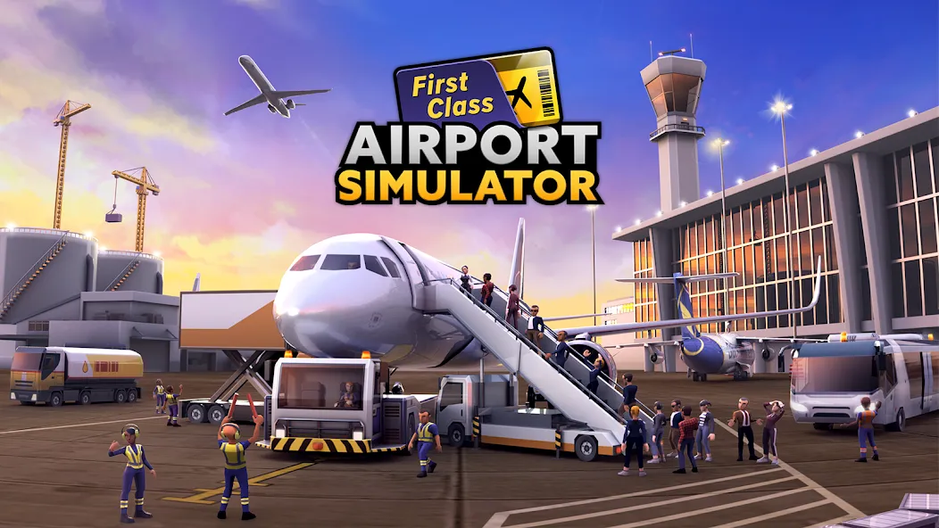 Airport Simulator: Tycoon Inc. (Эйрпорт Симулятор)  [МОД Menu] Screenshot 1