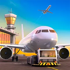 Взломанная Airport Simulator: Tycoon Inc. (Эйрпорт Симулятор)  [МОД Menu] - полная версия apk на Андроид