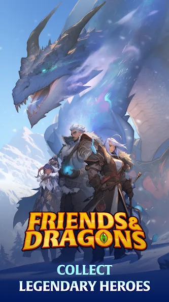 Friends & Dragons - Puzzle RPG  [МОД Menu] Screenshot 1