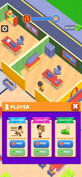 My Burger Shop: Burger Games (Май Бургер Шоп Игры)  [МОД Mega Pack] Screenshot 4