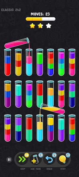 Color Water Sort Puzzle Games (Цветные игры сортировки воды)  [МОД Menu] Screenshot 1