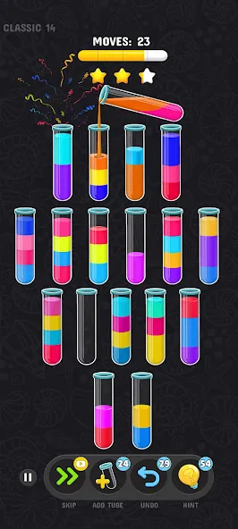 Color Water Sort Puzzle Games (Цветные игры сортировки воды)  [МОД Menu] Screenshot 4