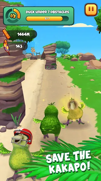 Kakapo Run: Animal Rescue Game (Какапо Ран)  [МОД Меню] Screenshot 3