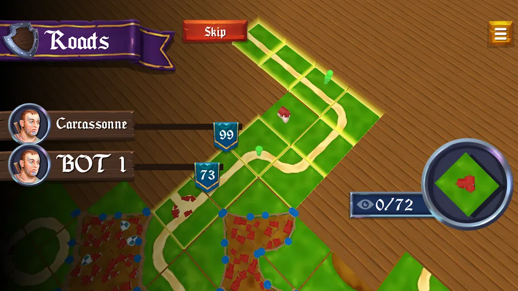War of Carcassonne board Games (Каркассон)  [МОД Unlimited Money] Screenshot 5