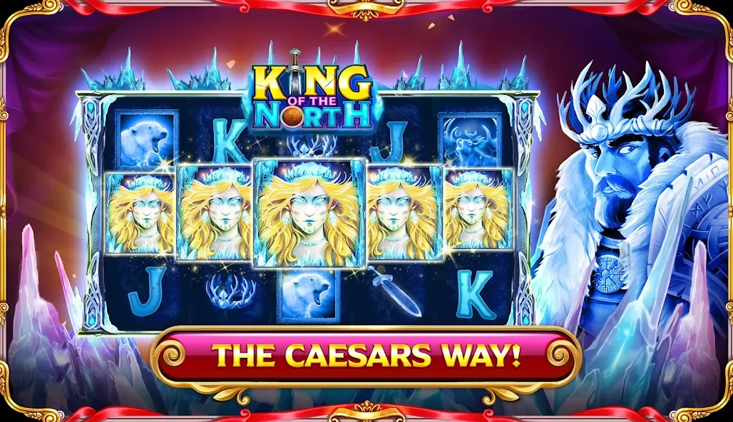 Caesars Slots: Casino Games (Сизарс Слотс)  [МОД Бесконечные монеты] Screenshot 3