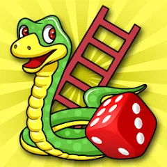 Скачать взломанную Snakes & Ladders: Online Dice!  [МОД Mega Pack] - полная версия apk на Андроид