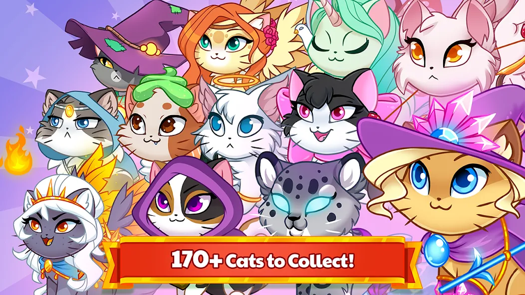 Castle Cats - Idle Hero RPG (Кэстл Кэтс)  [МОД Много денег] Screenshot 4