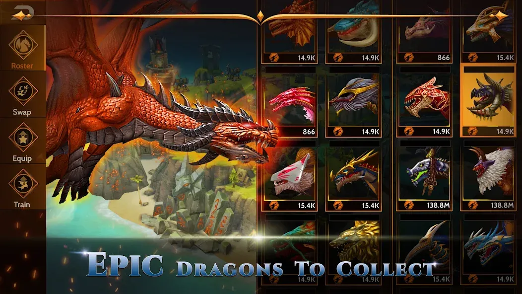 War Dragons (Вар Драгонс)  [МОД Бесконечные монеты] Screenshot 4