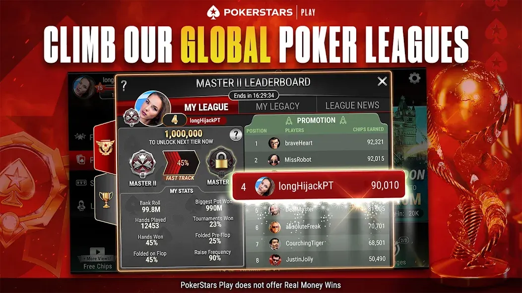 PokerStars Play: Texas Hold'em (ПокерСтарс Плей)  [МОД Все открыто] Screenshot 2