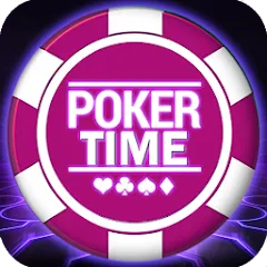 Скачать взлом Poker Time- Pulsa Texas Holdem (Покер Тайм)  [МОД Все открыто] - стабильная версия apk на Андроид