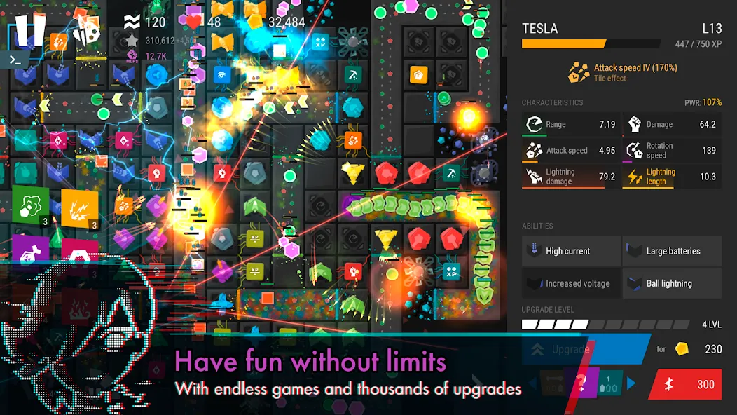 Infinitode 2 - Tower Defense (Инфинитод 2)  [МОД Много монет] Screenshot 5