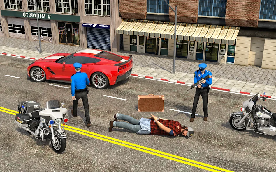 City Police Car Driving Games  [МОД Бесконечные деньги] Screenshot 2