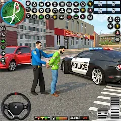 Скачать взлом City Police Car Driving Games  [МОД Бесконечные деньги] - последняя версия apk на Андроид