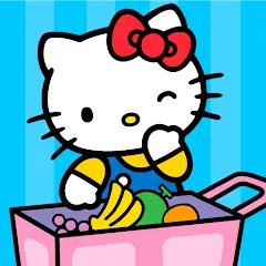 Взлом Hello Kitty: Kids Supermarket (Хеллоу Китти)  [МОД Бесконечные монеты] - стабильная версия apk на Андроид