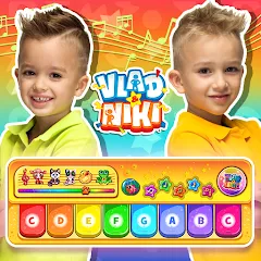 Скачать взломанную Vlad and Niki: Kids Piano  [МОД Много денег] - последняя версия apk на Андроид