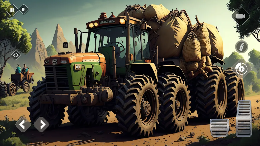 Tractor Driving Games: Farming  [МОД Бесконечные деньги] Screenshot 4