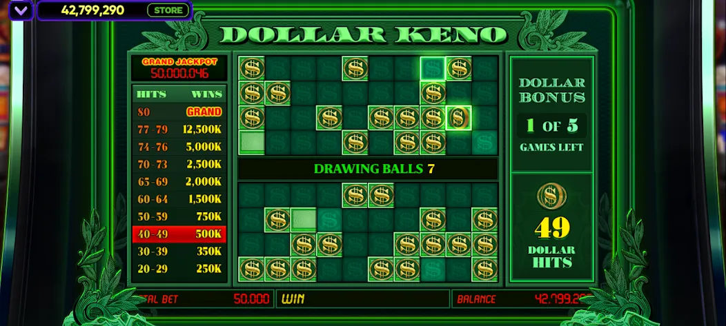 Vegas Keno (Вегас Кено)  [МОД Много монет] Screenshot 3