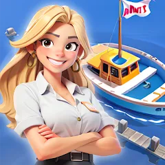 Скачать взломанную Idle Seafood Market -Tycoon (Айдл Сифуд Маркет)  [МОД Unlocked] - полная версия apk на Андроид