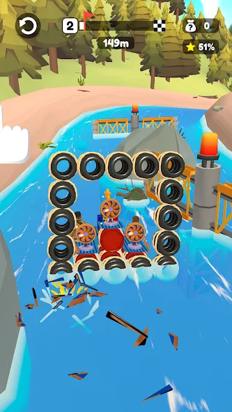 Raft Racing (ДИУАфтинг)  [МОД Menu] Screenshot 4