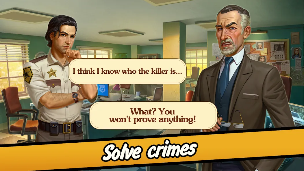 Solitaire Crime Stories  [МОД Меню] Screenshot 4