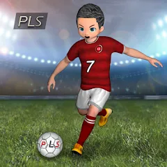 Взломанная Pro League Soccer (Про лига футбола)  [МОД Unlocked] - последняя версия apk на Андроид