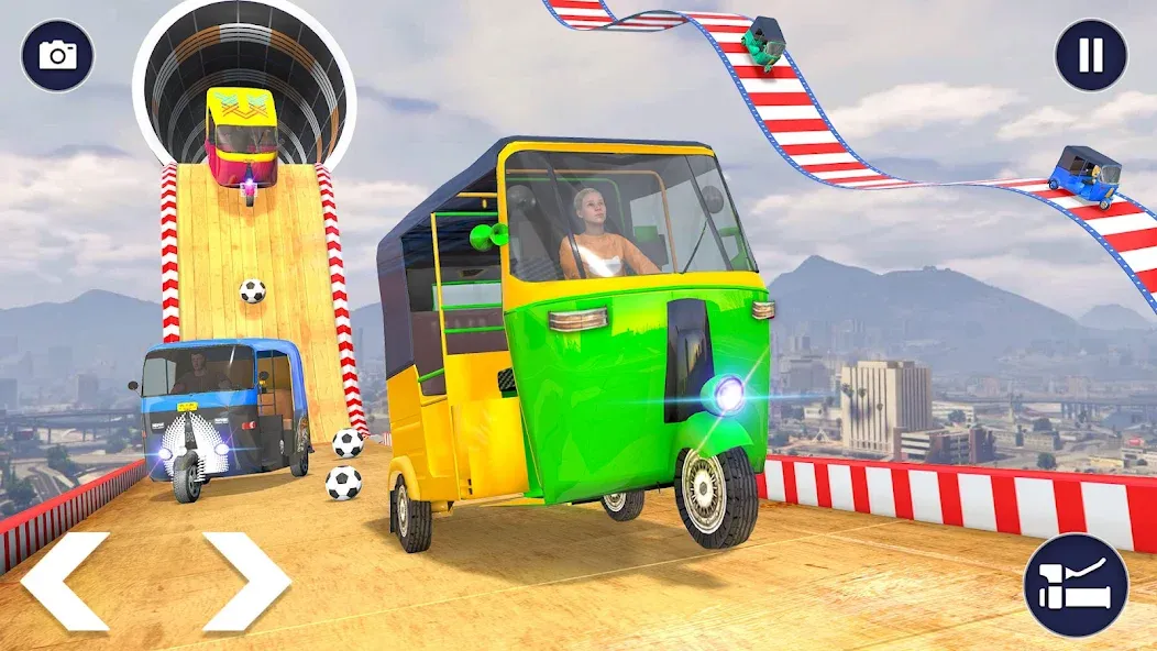 Tuk Tuk Auto Rickshaw Games 3D (Тук Тук Автомобильные рикши игры 3D)  [МОД Unlimited Money] Screenshot 2