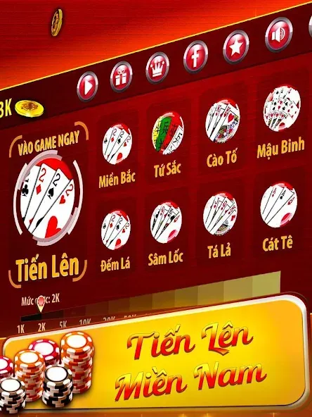 Tiến Lên Miền Nam - Tien Len  [МОД Unlocked] Screenshot 1