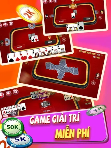 Tiến Lên Miền Nam - Tien Len  [МОД Unlocked] Screenshot 2