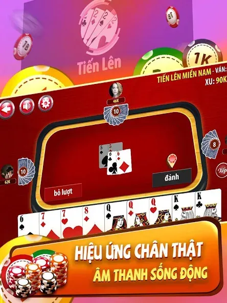 Tiến Lên Miền Nam - Tien Len  [МОД Unlocked] Screenshot 4