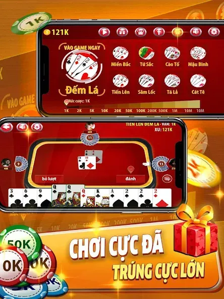 Tiến Lên Đếm Lá - Tien Len  [МОД Mega Pack] Screenshot 5