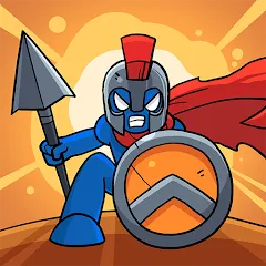 Скачать взлом Stick Battle: War of Legions (Стик битва)  [МОД Бесконечные деньги] - стабильная версия apk на Андроид