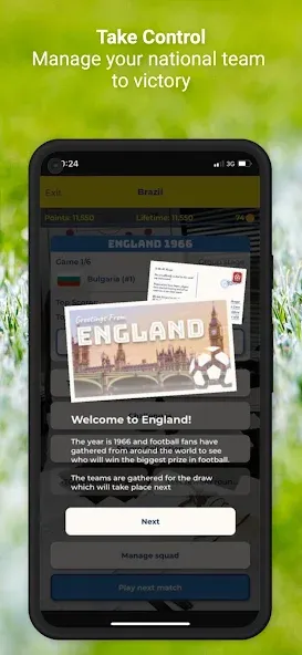 International Football Manager (Интернациональный футбольный менеджер)  [МОД Много монет] Screenshot 4