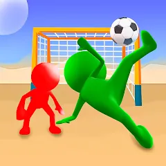 Скачать взломанную Stickman Soccer Football Game  [МОД Меню] - стабильная версия apk на Андроид