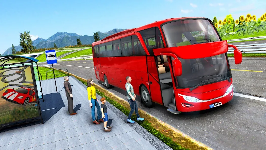 Highway Bus Simulator Bus Game  [МОД Все открыто] Screenshot 2