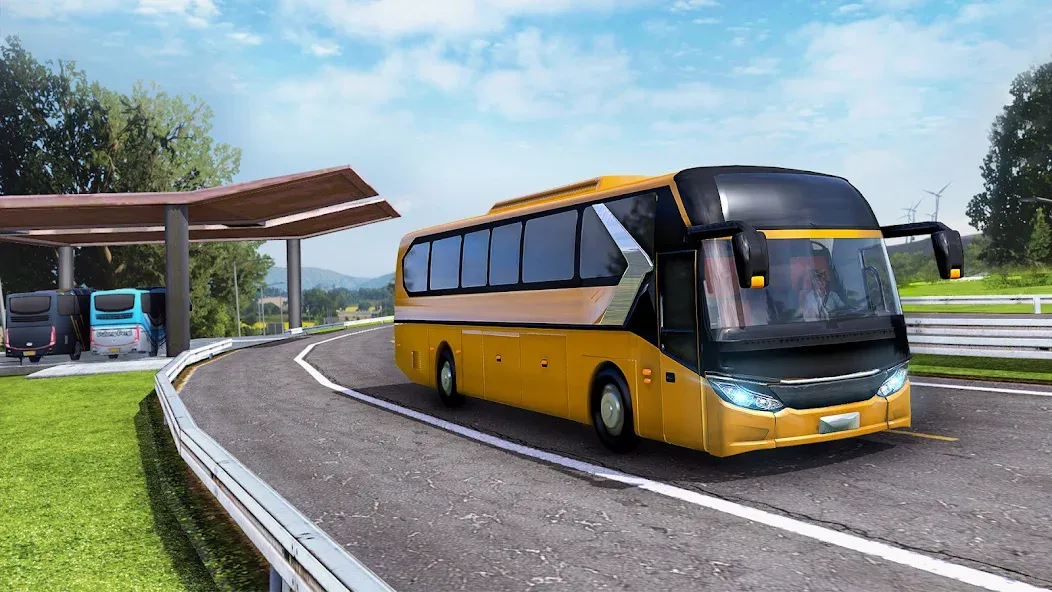 Highway Bus Simulator Bus Game  [МОД Все открыто] Screenshot 5