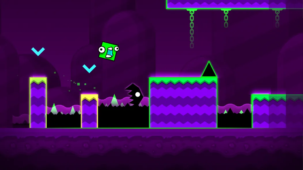 Geometry Dash World (Геометри Дэш Ворлд)  [МОД Mega Pack] Screenshot 1