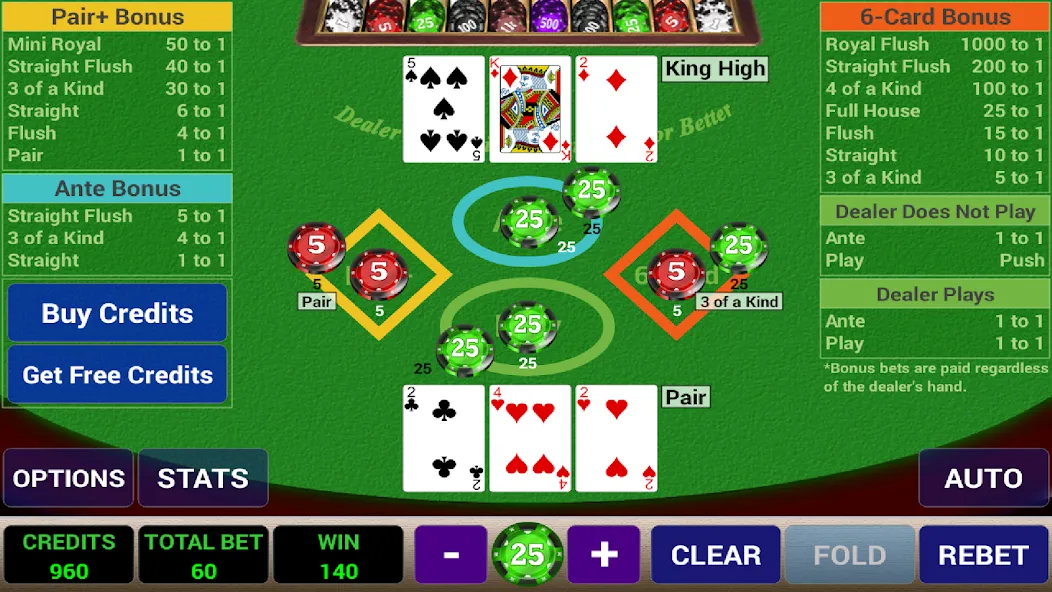 Ace 3-Card Poker (эйс 3)  [МОД Бесконечные деньги] Screenshot 3