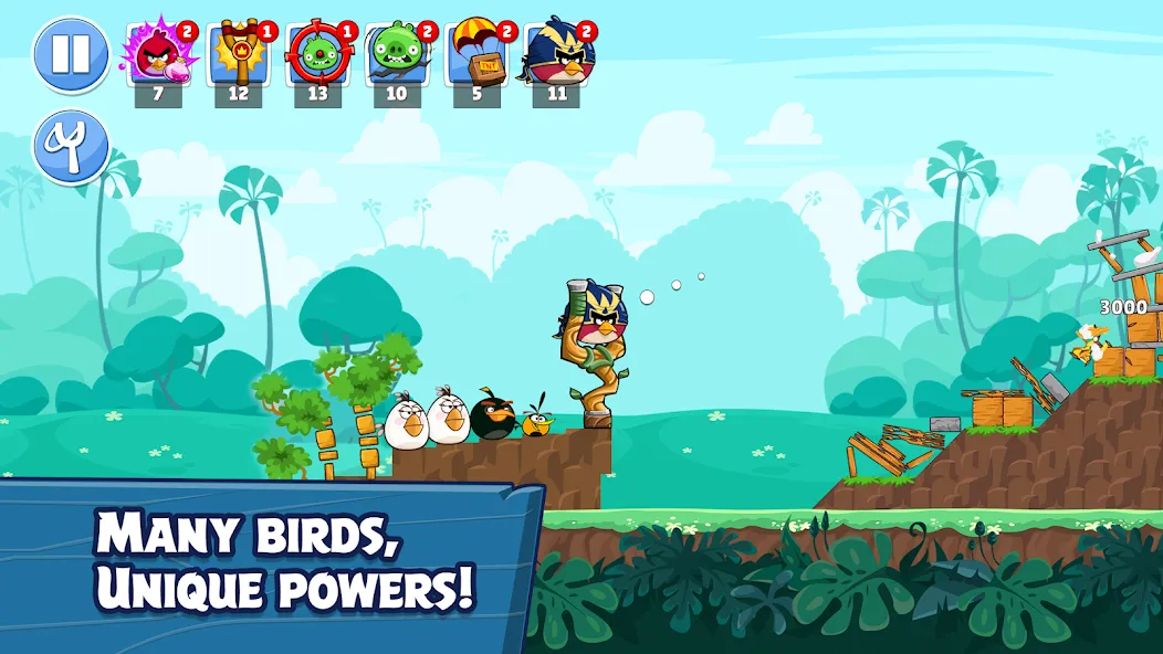 Angry Birds Friends (Энгри Брдс Френдс)  [МОД Бесконечные монеты] Screenshot 3