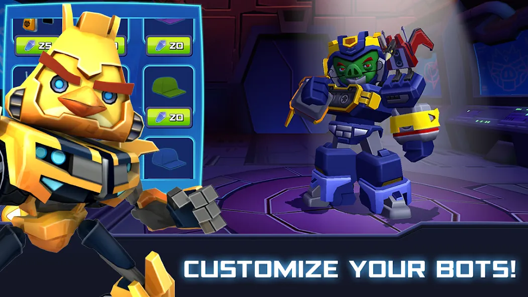 Angry Birds Transformers (Энгри Брдс Трансформеры)  [МОД Unlimited Money] Screenshot 2