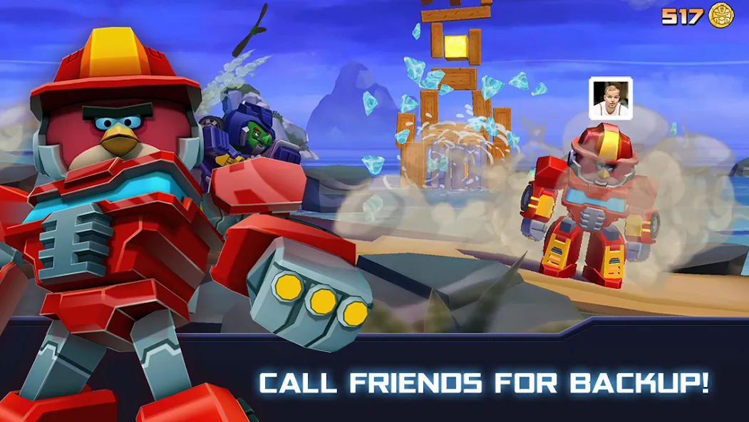 Angry Birds Transformers (Энгри Брдс Трансформеры)  [МОД Unlimited Money] Screenshot 3