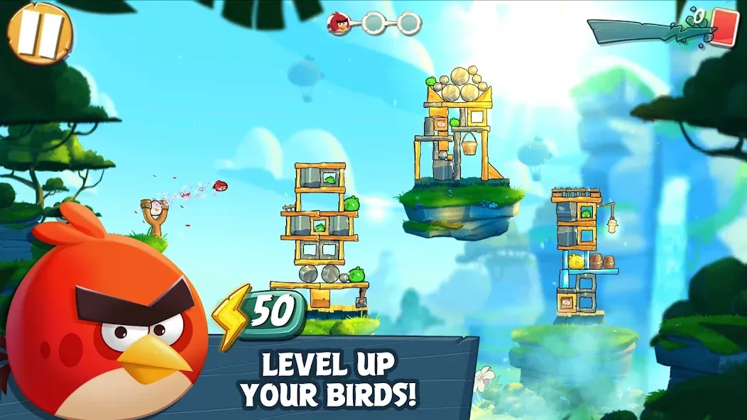 Angry Birds 2 (Энгри Бердс 2)  [МОД Menu] Screenshot 2