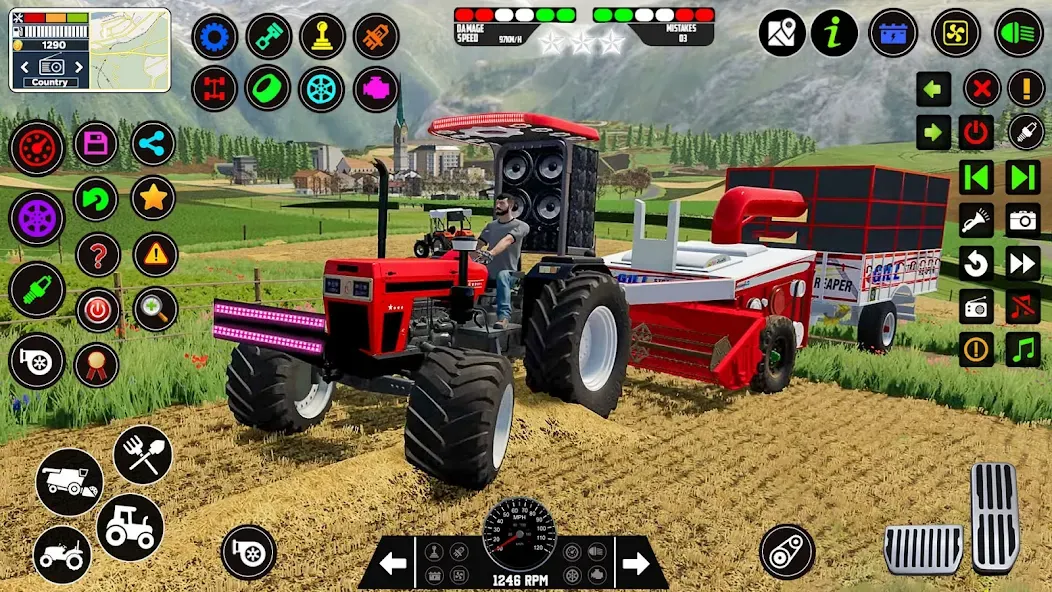 Indian Tractor Farming Games  [МОД Unlimited Money] Screenshot 2