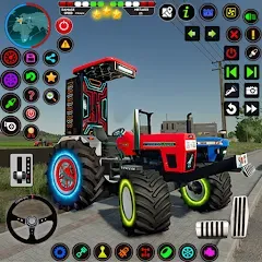 Взлом Indian Tractor Farming Games  [МОД Unlimited Money] - полная версия apk на Андроид