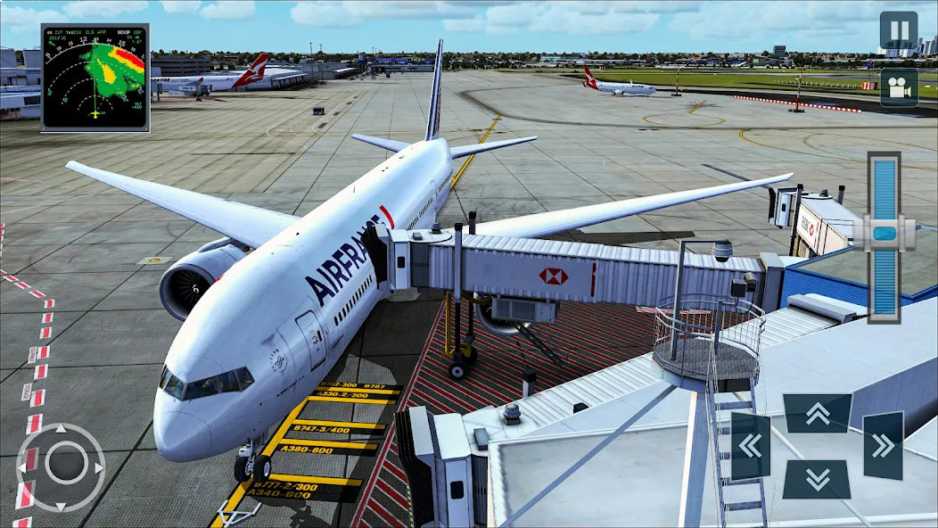 Real Plane Flying Simulator  [МОД Много денег] Screenshot 3