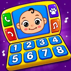 Скачать взлом Baby Games: Piano & Baby Phone (Бейби Геймс)  [МОД Бесконечные монеты] - полная версия apk на Андроид