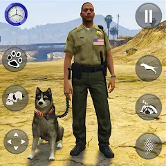 Взлом Toby Police Dog Sim: Dogs Game  [МОД Бесконечные деньги] - последняя версия apk на Андроид