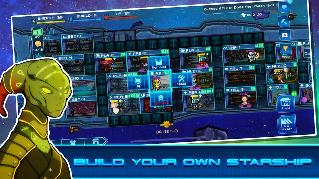Pixel Starships™ (Пиксель Звездные Корабли)  [МОД Mega Pack] Screenshot 1