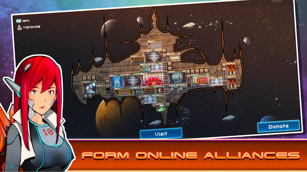 Pixel Starships™ (Пиксель Звездные Корабли)  [МОД Mega Pack] Screenshot 2