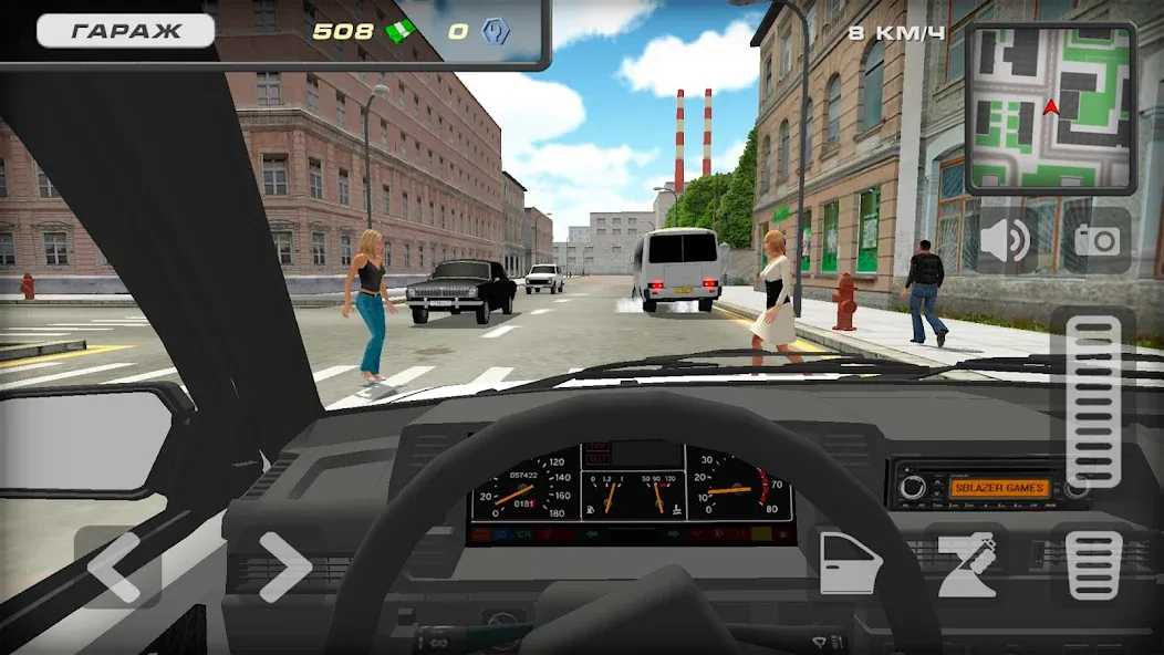 Lada 2109 Russian Car Driver  [МОД Unlimited Money] Screenshot 4