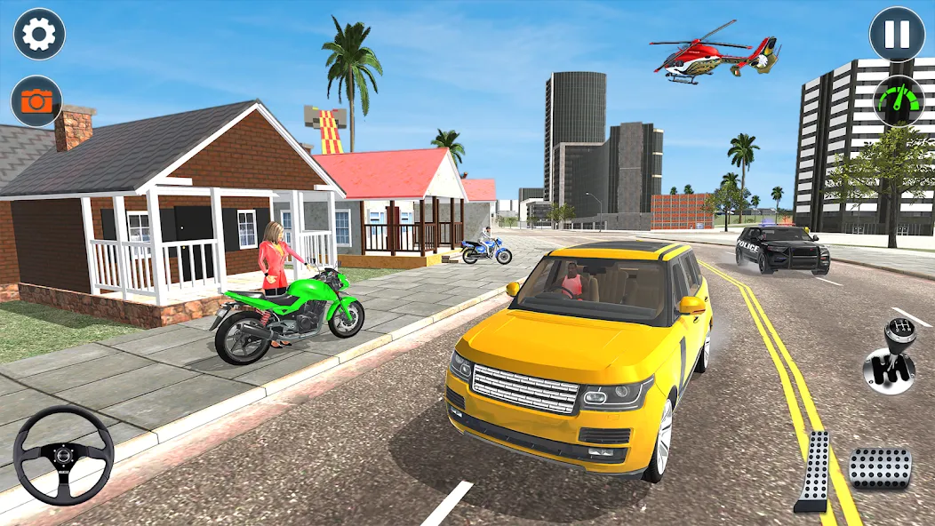 Indian Car Simulator: Car Game (Индийский автомобильный симулятор)  [МОД Unlocked] Screenshot 1